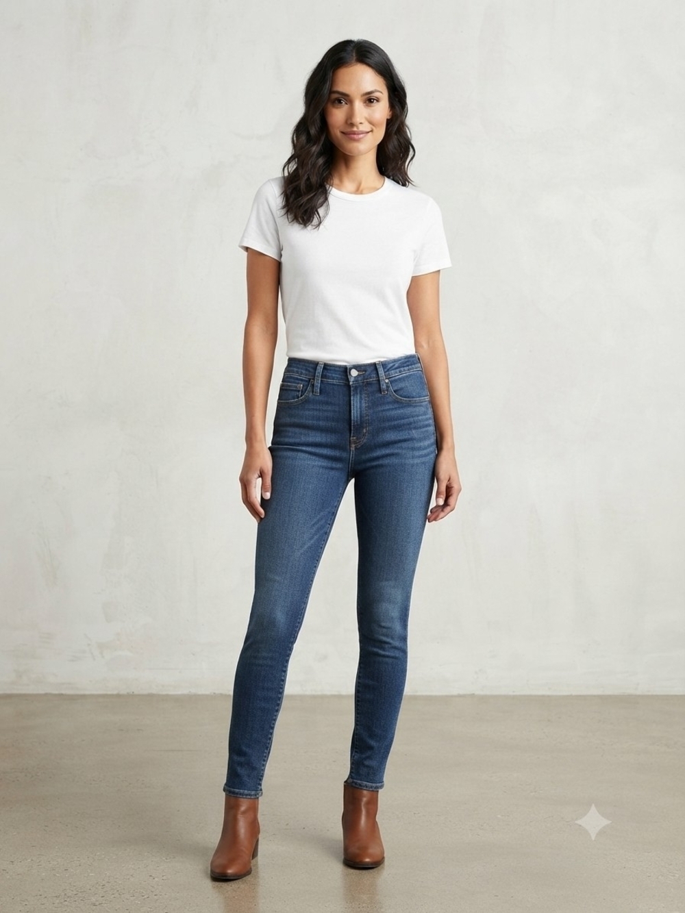 Levi's Women's Shaping Skinny Jeans in Medium Blue Wash